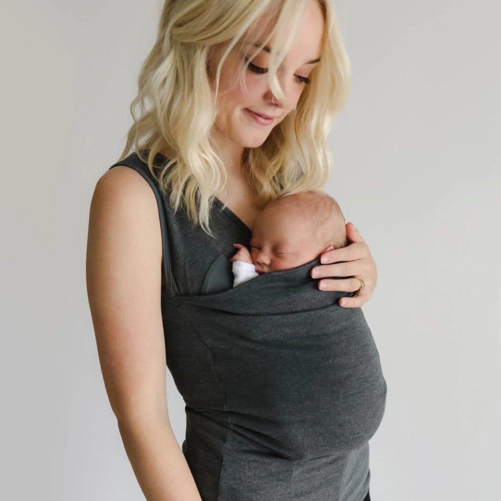 Lalabu Baby Soothe Tank Gray Size XS